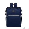 Multifunctional Baby Diaper Bag with Foldable Baby Bed